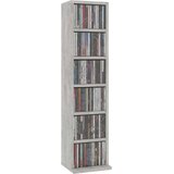 vidaXL Omarica za CD plošče betonsko siva 21x20x88 cm konstruiran les, (20716526) | Shoptok.si