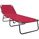  Sklopiva ležaljka za sunčanje 2 pcs Crvena 188 x 57 x 86,5 cm | shoptok.hr