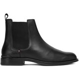 Tommy Hilfiger Gležnjarji Chelsea Corporate Cheslea FM0FM05578 Črna Cene
