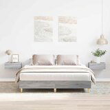 Maison Chic Posteljni okvir - Dvoposteljna postelja - Zakonska postelja brez vzmetnice 140x200 cm inženirski les-J10798, (21766441) | Shoptok.si