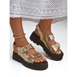 Resti Women's Thick Sole Sandals with Rhinestones Rocky Chic | Shoptok.si