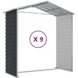  Vrtno spremište antracit 191 x 810 x 198 cm pocinčani čelik | shoptok.hr