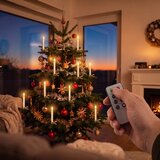 Brilagi LED Osvetljenje za jelku 10xLED/10xAAA zlatno+ daljinsko upravljanje | Eponuda.com