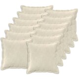  Presvlaka za jastuk 12 kom. HOUTEN Krem 50 x 50 cm - Dizajn s paspulom Krem 12 | shoptok.hr