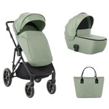 Kikka Boo kolica THEA army green set 3in1 sa tvrdom korpom i autosedištem I-PRIME I-SIZE black Cene