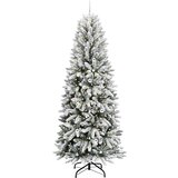 vidaXL Umjetno božićno drvce s stalakom Bijelo 93 x 93 x 240 cm | shoptok.hr