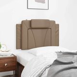  Jastuk za uzglavlje Viana boja cappuccina 80 cm od umjetne kože | shoptok.hr