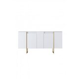 Hanah home komoda luxe white gold