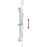  Set sustava za tuš Krom 70 cm Nehrđajući čelik | shoptok.hr