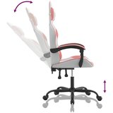  Igraća stolica bijelo-ružičasta od umjetne kože | shoptok.hr
