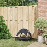  Krevet za psa Crna 63 x 49,5 x 60 cm Čelik | shoptok.hr