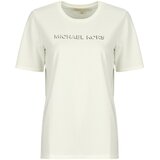 Michael Kors Majice s kratkimi rokavi MK SHDW EMBSSED LOGO TEE Bež Cene