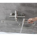 EYN Stenska kuhinjska armatura z dodatnim tušem | Pipa WK1124 — Nikelj | Shoptok.si