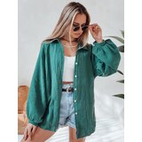 DStreet Koszula damska oversize muślinowa MUSLINEA zielona | Shoptok.si