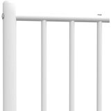  Kovinsko vzglavje belo 107 cm, (20787970) | Shoptok.si