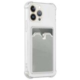  silikonska futrola clear sa dzepicem za samsung A346 galaxy A34 5G bela Cene