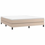  Okvir za krevet s oprugom boja cappuccina 160x200cm umjetna koža | shoptok.hr