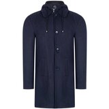 Dewberry PLT8335 MEN'S COAT-LIGHT PATTERNED NAVY BLUE Cene