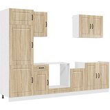  7-dijelni set kuhinjskih ormarića Kalmar konstruiranog drva | shoptok.hr
