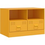 Maison Chic TV omarica - TV stojalo - Televizijska omarica gorčično rumena 67x39x44 cm jeklo, (21700219) Cene