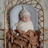 FRIGG® tolažilna duda rope natural rubber night stone blue & cream | Shoptok.si