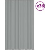 Krovni panel 36 pcs Sivi 80 x 45 cm Pocinčani čelik - Sivi 80 x 45 cm 36 | shoptok.hr