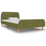 Maison Chic Posteljni okvir - Enojna postelja - Postelja za odrasle zeleno blago 90x200 cm-J9731, (21772713) | Shoptok.si