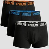 GymBeam Men‘s FIT Trunks 3Pack Black M | Eponuda.ba