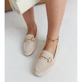 Gemre Beige Loafers with Buckle Erminia - Suede | shoptok.hr