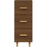  Komoda boja smeđeg hrasta 34,5 x 34 x 90 cm konstruirano drvo | shoptok.hr