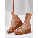 Resti Women's wedge sandals with rhinestones and glitter Glittera | shoptok.hr