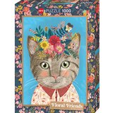 Heye puzzle 1000 delova Floral Friends Mia Charro Pretty Feline 30000 | ePonuda.com