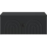  Noćni ormarić za montažu na zid 2 pcs Crna 49 x 34,5 x 20 cm | shoptok.hr