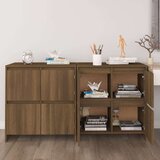  Komode 2 kom boja smeđeg hrasta 70 x 41 x 75 cm od iverice | shoptok.hr