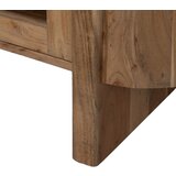 Ixia Vitrina iz masivne akacije v naravni barvi 180x80x40 cm Creel – | Shoptok.si