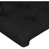  Uzglavlje s ušima crno 183x23x118/128 cm od tkanine | shoptok.hr