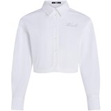Karl Lagerfeld Bluza srebrna / bela | Shoptok.si