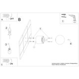  Stenska svetilka BOOMO, (21347367) | Shoptok.si