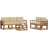  Set vanjskih sofa 6 kom. Prirodna i bež | shoptok.hr