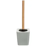 WC ČETKA NATUREO, 38X11,7X11,7 CM, POLYSTYRENE/BAMBOU, BIJELA
