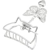IZMAEL Štipec za kosu Butterfly - Srebrna / Tip4 | shoptok.hr
