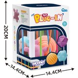 Woopie baby fleksibilna osjetilna kockica za razvrstavanje za djecu crazy shapes 5 kom. | shoptok.hr