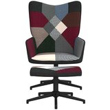  Stol za sproščanje s stolčkom večbarvno blago, (20701073) | Shoptok.si