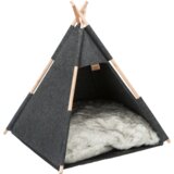 Trixie Ležaljka za pse i mačke Cave Tipi, Siva Cene