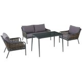 Beldano lounge garnitura avignon, sivorjava, antracit, 4-Delno | Shoptok.si