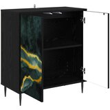  Kreveta WIJHE Crni hrast 69 x 33 x 76 cm Konstruirano drvo Slike