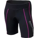 Klimatex RIBE Ženske biciklističke kratke hlače, crna, veličina