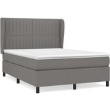  Krevet s oprugama i madracem tamnosivi 140x190 cm od tkanine | shoptok.hr