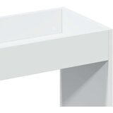 vidaXL Visoka omara bela 92x33x100 cm inženirski les | Shoptok.si