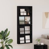  Polica za časopise s policom 2 pcs Crni hrast 60 x 12 x 70 cm | Eponuda.com